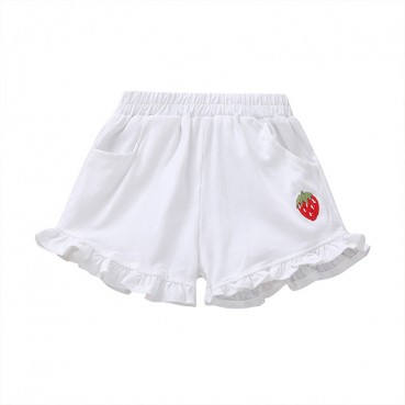 [Woven] Sino-child girls summer season lotus short pants candy color hot pants casual childrens trousers factory spot