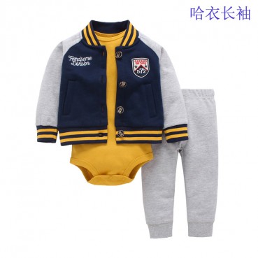 INS explosive childrens clothing coat suit 0-2 years old baby clothing autumn sweater cardigan hooded