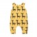 [Woven] Yellow summer casual infant young child female baby cartoon circle necropsy cotton sleeveless crawler wholesale