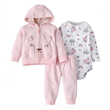 Europe and the United States spring and autumn baby suit men and women baby long sleeve hooded sweater ha clothing