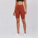 Summer new classic solid color naked yoga pants female high waist honey hip hunger abdomen sports five pants