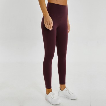 New autumn yoga pants female hips sports fitness clothes slimming tight high waist small foot nine pants