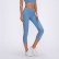 Spring and summer new double-sided stretch slim yoga pants high waist hips cool mesh running sports seven pants women