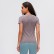 2021 spring and summer new ladies short-sleeved round neck sports t-shirt running fitness top Slim breathable yoga