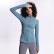 Autumn and winter new yoga sport jacket female nylon elastic zipper run yoga long sleeve shirt