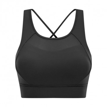 Autumn and winter new product rear risers can adjust sports bra cross-like anti-seismic spismant lingerie