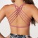 Double-sided nylon new sports chest female cross beauty back sexy yoga underwear shockproof running fitness BRA