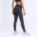 2021 spring and summer new yoga trousers female elastic double-sided grinding high waist pants splicing pocket sports