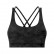 Spring and summer new double cross back belt gathered a sports bra solid color grind training fitness sports underwear