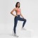 2021 spring and summer new naked yoga pants female high waist hip running tight stretch pound sports fitness pants