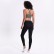 2021 spring and summer new classic shockproofing inner clothing female cross-like back gathered running yoga fitness