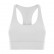 New product solid color double-sided nylon yoga bra sexy triangular beauty back splicing mesh sports lingerie