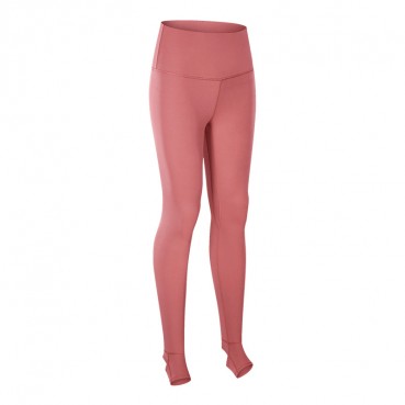 2021 new high waist hip yoga pants female solid color slim slim dance sports stepping foot trousers