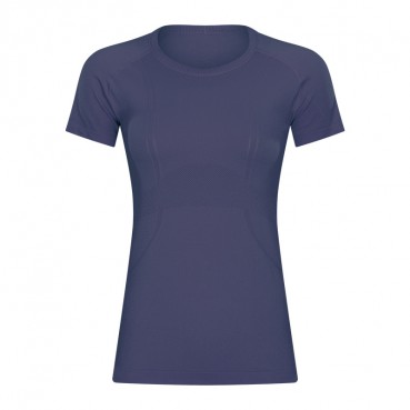 2021 spring and summer new ladies short-sleeved round neck sports t-shirt running fitness top Slim breathable yoga