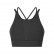 2021 spring and summer new front gear splicing mesh sports bra pull high round collar gathered anti-seismic sports