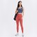 2021 spring and summer new plus high-end naked yoga pants female slim slimming training fitness sports nine pants