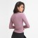 Autumn new side lumbar pleat pleats long-sleeved stretch Slim neighborhood naked solid color casual yoga