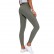 New elastic double-sided thin yoga trousers female high waist splicing pocket sports running nine pants autumn and