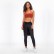 New elastic double-sided thin yoga trousers female high waist splicing pocket sports running nine pants autumn and