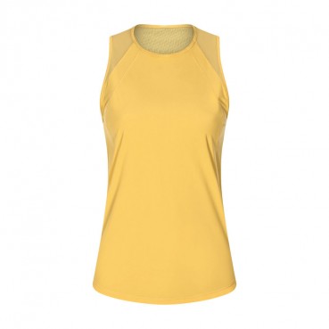 Factory direct spring and summer new back, back open space sports sleeveless T-shirt thin breathable moisture wicking