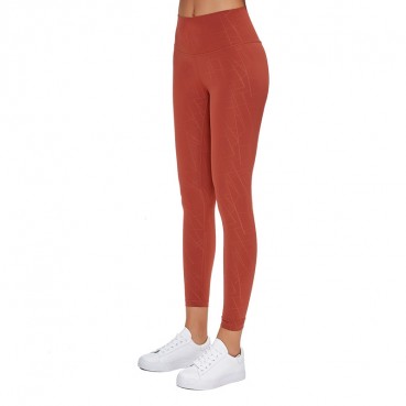 2021 spring new naked yoga pants female high waist hip running tight stretch tension small foot sports fitness pants