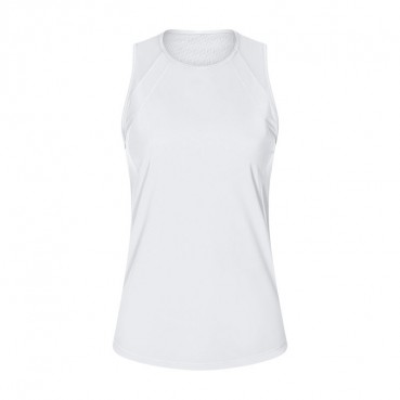 Factory direct spring and summer new back, back open space sports sleeveless T-shirt thin breathable moisture wicking