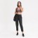 2021 Spring and Summer New Corruption Woven Casual Nine Pants Womens Loose Straight Sports Fitness Pocket Yoga Pants