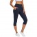 2021 new foreign pocket leisure sports yoga pants high waist hip breathable stretch slim seven pants women