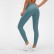 2021 Europe and the United States new yoga trousers female naked solid color stereo stitching hips sports fitness nine