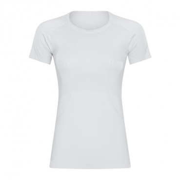 2021 spring and summer new ladies short-sleeved round neck sports t-shirt running fitness top Slim breathable yoga