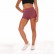 2021 classic sports shorts female stretch slim yoga shorts running high waist hips tight three-piece shorts