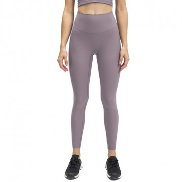 Spring and summer new non-T lines soft high-elastic thread yoga pants hip abdomen absorbent sweat sports nine pants