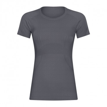 2021 spring and summer new ladies short-sleeved round neck sports t-shirt running fitness top Slim breathable yoga