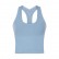 2021 spring and summer new short pure color yoga vest female sense Y words beautiful back moisture wick yoga clothing