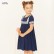 Childrens clothing dress Europe and the United States childrens clothing summer new childrens skirt short sleeve