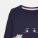 European and American brand childrens clothing girls T-shirt knit long-sleeved children T-shirt round collar cartoon