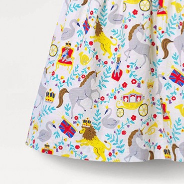 Girls dresses Europe and the United States childrens clothing summer new childrens skirt sleeveless cotton