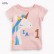 Child T-shirt European and American childrens wear summer new children T-shirt cotton short sleeve round neck girl