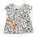 Child T-shirt European and American childrens clothing summer new short-sleeved girl T-shirt cartoon leopard children