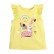 Girls T-shirt European and American childrens wear summer new non-sleeve t-shirt knit girl bottoming shirt