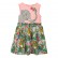 Girls dresses Europe and the United States childrens clothing summer new childrens skirt knit printing sleeveless