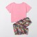 Summer new childrens clothing set European and American style short-sleeved girls suit cotton suit