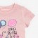 Child T-shirt European and American style summer new childrens clothing T-shirt knit cotton short-sleeved girl T-shirt