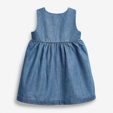 Child skirt European and American childrens clothing summer new childrens skirt girls dress sleeveless denim