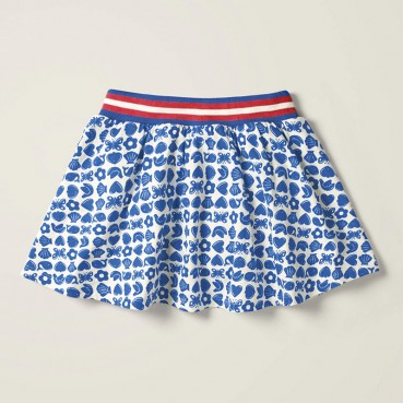 Child skirt European and American childrens clothing girl skirt knit cotton summer new childrens clothing skirt