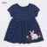 Childrens dress summer new European and American childrens clothing girl skirt wave point short-sleeved girl dress