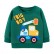 European and American childrens winter new childrens sweater knitted round leader sleeves childrens sweater fleece