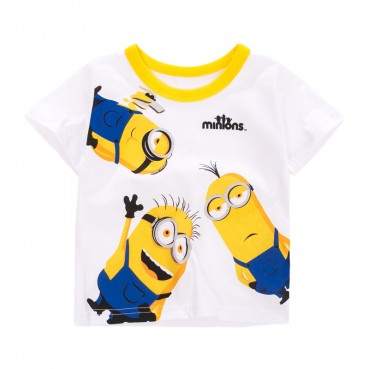 European and American childrens clothing summer new boys t-shirt knit cotton short-sleeved cartoon children T-shirt