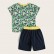 Summer new childrens clothing set Europe and the United States short-sleeved boy suit cotton suit