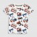 Summer new cartoon boys t-shirt European and American short-sleeved children T-shirt knit cotton childrens clothing